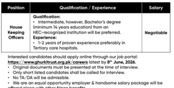 House Keeping Officer
